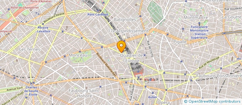 localisation de l'entreprise EUROPEENNE COSMETOLOGIE HTE PARFUMERIE à PARIS