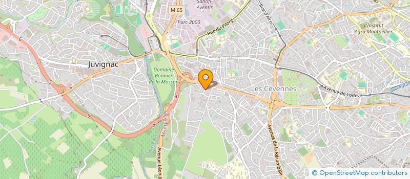 localisation de l'entreprise EUROPEENNE D'ENTREPRISE à MONTPELLIER