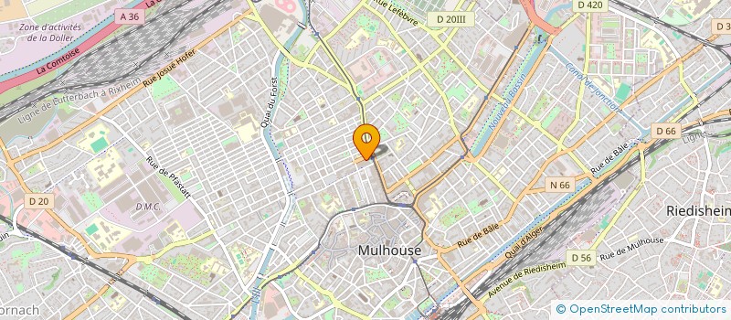 localisation de l'entreprise EUROPEENNE D'EXPERTISE 2E SARL  MULHOUSE