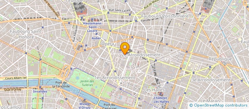 localisation de l'entreprise EUROPEENNE D'EXPERTISE BOURSE ILEDEFRANC  PARIS