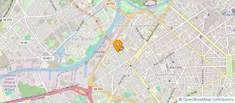 localisation de l'entreprise EUROPEENNE D'INVESTISSEMENTS  LILLE