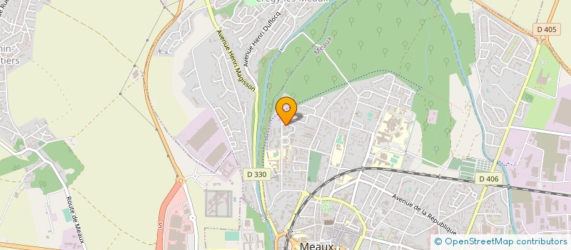 localisation de l'entreprise EUROPEENNE D'ORGANISATION ET DE LOCATION D'EQUIPEMENENT à MEAUX