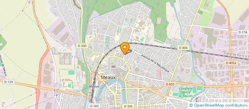 localisation de l'entreprise EUROPEENNE DE BATIMENT à MEAUX