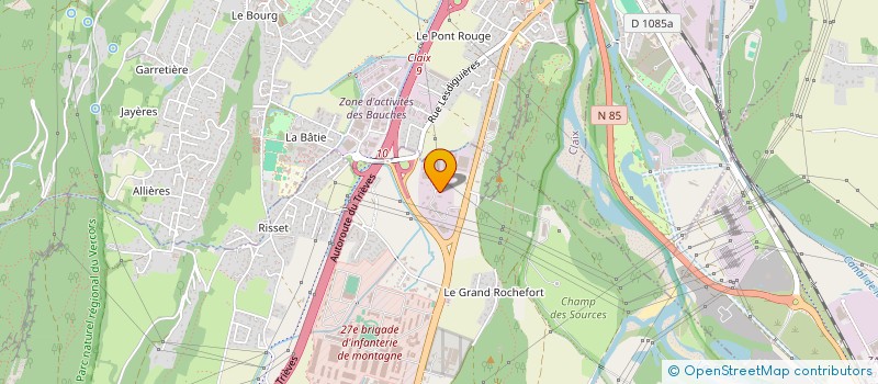 localisation de l'entreprise EUROPEENNE DE BATIMENT  VARCES-ALLIERES-ET-RISSET