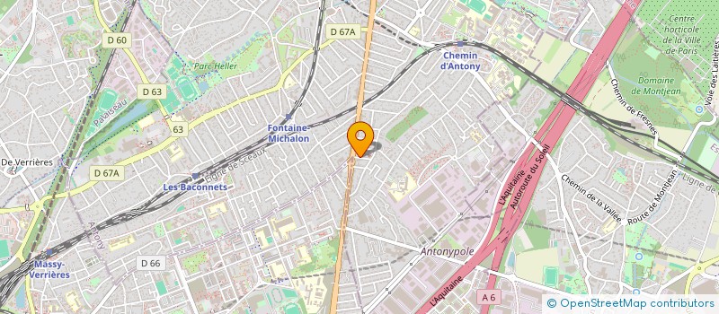 localisation de l'entreprise EUROPEENNE DE BATIMENT ET DE LOCATION à ANTONY