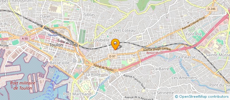 localisation de l'entreprise EUROPEENNE DE CAFE à TOULON