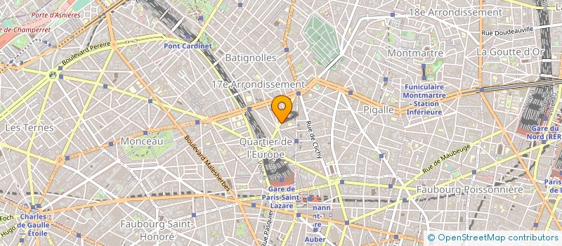localisation de l'entreprise EUROPEENNE DE CAUTIONNEMENT SA  PARIS