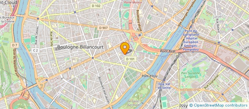 localisation de l'entreprise EUROPEENNE DE COMMISSARIAT ET DE L AUDIT  BOULOGNE-BILLANCOURT