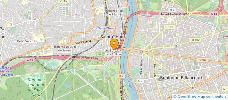 localisation de l'entreprise EUROPEENNE DE COMMUNICATION ET DE PRESSE à SAINT-CLOUD