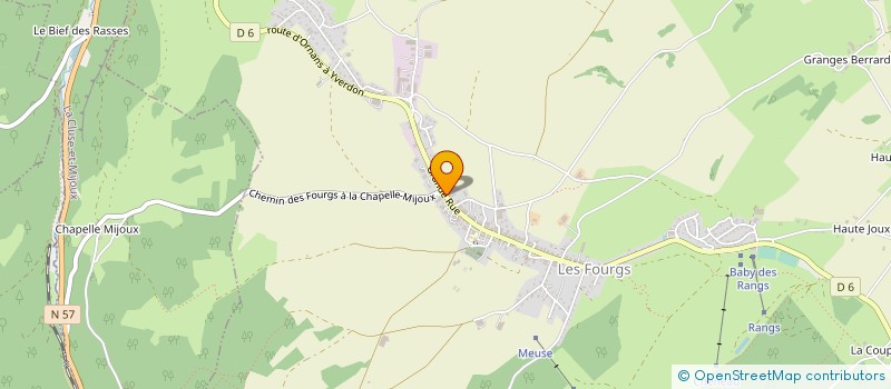 localisation de l'entreprise EUROPEENNE DE COMPOSANTS ELECTRONIQUES à GRANGES-NARBOZ