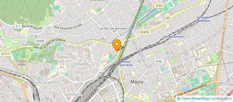 localisation de l'entreprise EUROPEENNE DE CONDITIONNEMENT ET VENTE à MASSY