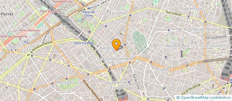localisation de l'entreprise EUROPEENNE DE CONFORT à PARIS