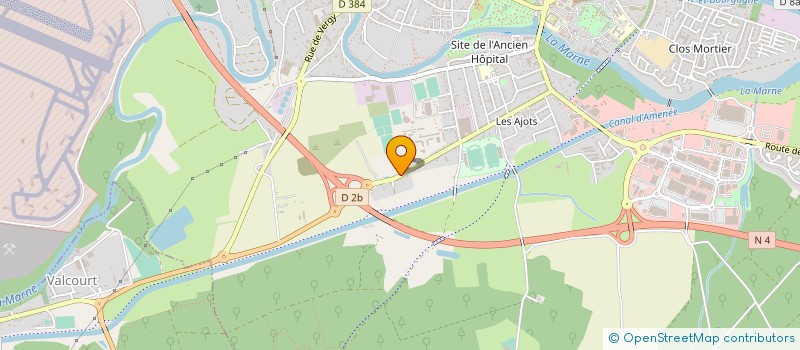 localisation de l'entreprise EUROPEENNE DE CONSTRUCTION ET D USINAGE à SAINT-DIZIER
