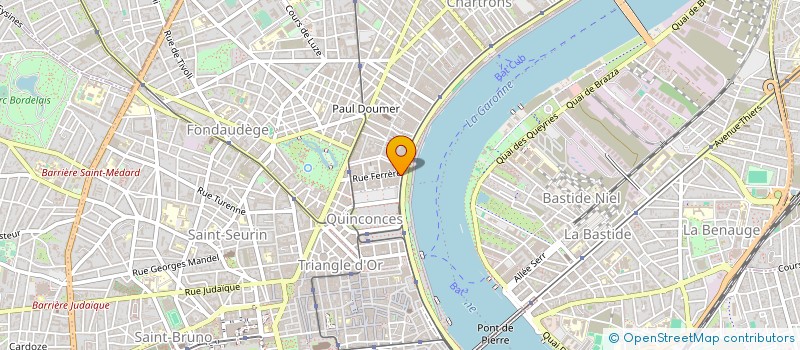 localisation de l'entreprise EUROPEENNE DE CONTENTIEUX à BORDEAUX