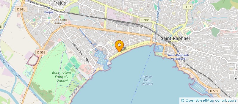 localisation de l'entreprise EUROPEENNE DE COURTAGE à FREJUS