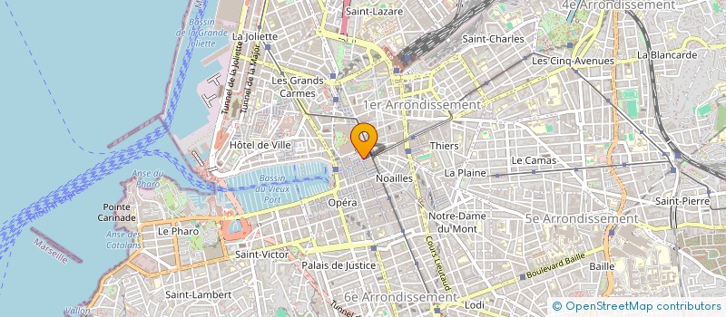localisation de l'entreprise EUROPEENNE DE COURTAGE ET SERVICES à MARSEILLE