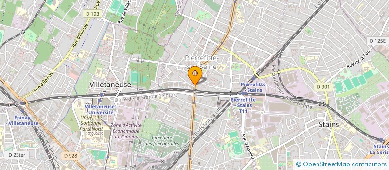 localisation de l'entreprise EUROPEENNE DE DIFFUSION AUTOMOBILES à PIERREFITTE-SUR-SEINE