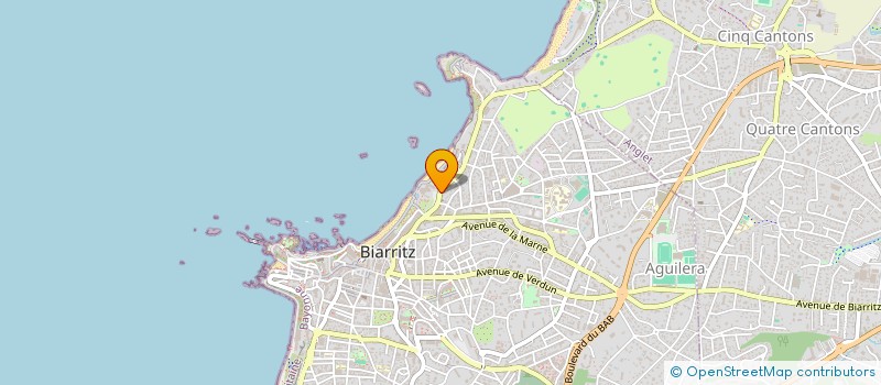 localisation de l'entreprise EUROPEENNE DE DIFFUSION ET DE LOISIRS à BIARRITZ