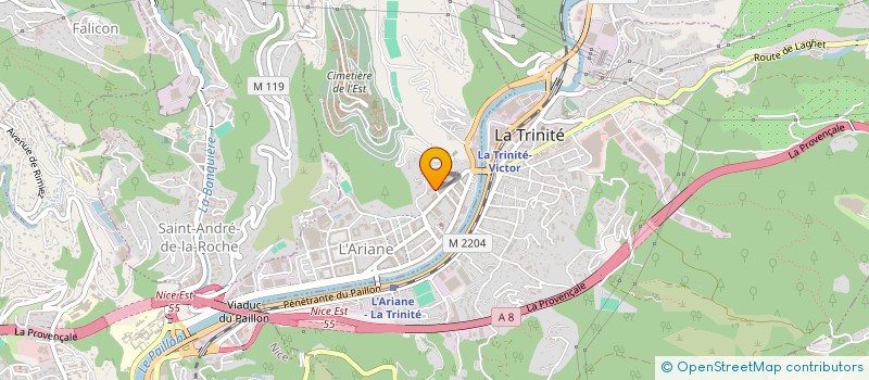 localisation de l'entreprise EUROPEENNE DE DISTRIBUTION  NICE