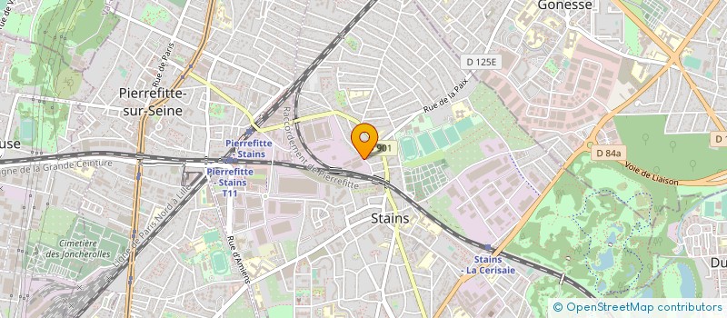 localisation de l'entreprise EUROPEENNE DE DISTRIBUTION ALIMENTAIRE  STAINS