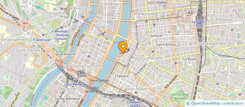 localisation de l'entreprise EUROPEENNE DE DISTRIBUTION DE MOBILIERS à LYON
