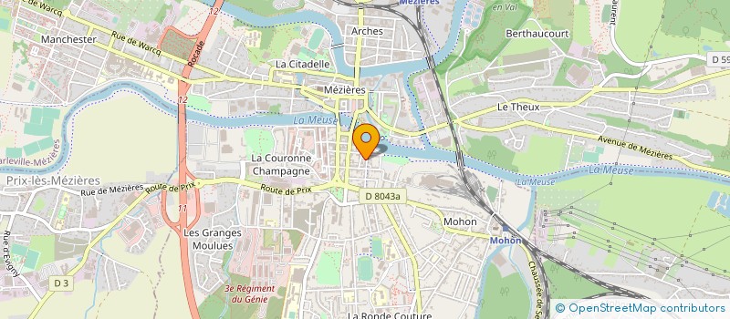 localisation de l'entreprise EUROPEENNE DE FERMETURES à CHARLEVILLE-MEZIERES