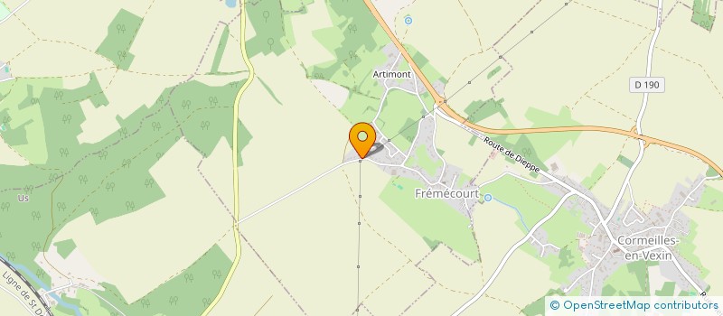 localisation de l'entreprise EUROPEENNE DE FORMATION à FREMECOURT