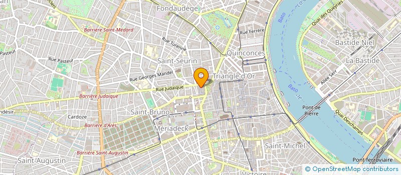 localisation de l'entreprise EUROPEENNE DE GASTRONOMIE ORGANISATION  BORDEAUX