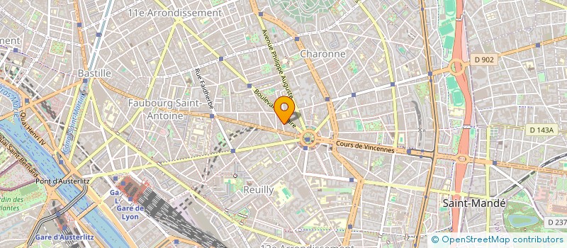 localisation de l'entreprise EUROPEENNE DE GESTION IMMOBILIERE à PARIS
