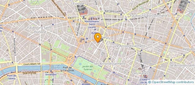 localisation de l'entreprise EUROPEENNE DE LOCATION à PARIS