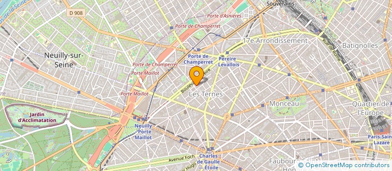 localisation de l'entreprise EUROPEENNE DE MANAGEMENT  PARIS