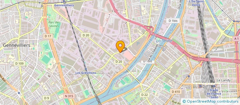 localisation de l'entreprise EUROPEENNE DE MANUTENTION ET DE SERVICES à GENNEVILLIERS