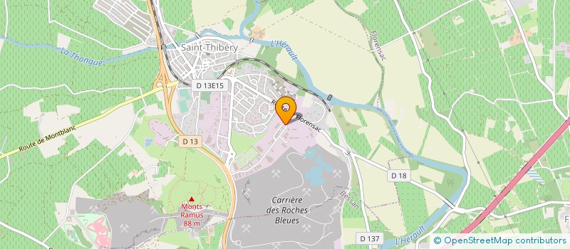 localisation de l'entreprise EUROPEENNE DE MATERIEL à SAINT-THIBERY