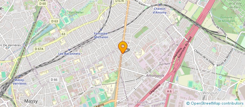 localisation de l'entreprise EUROPEENNE DE MEUBLE à ANTONY