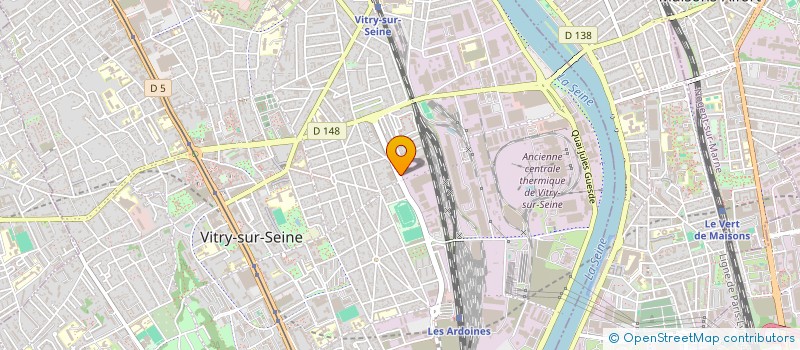 localisation de l'entreprise EUROPEENNE DE MONTAGE DE PRECISION à VITRY-SUR-SEINE