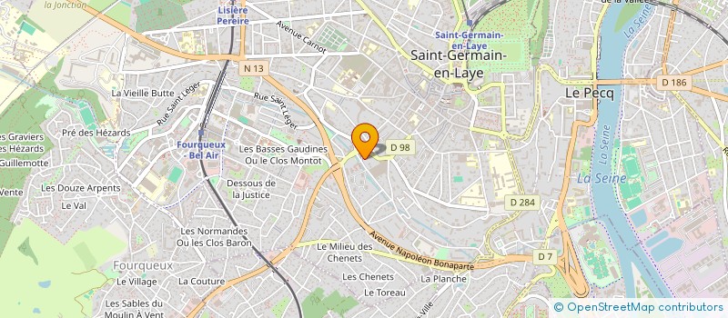 localisation de l'entreprise EUROPEENNE DE NETTOYAGE FRANCE  SAINT-GERMAIN-EN-LAYE