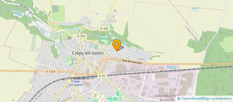 localisation de l'entreprise EUROPEENNE DE PIERRE ET MARBRE à FRESNOY-LE-LUAT