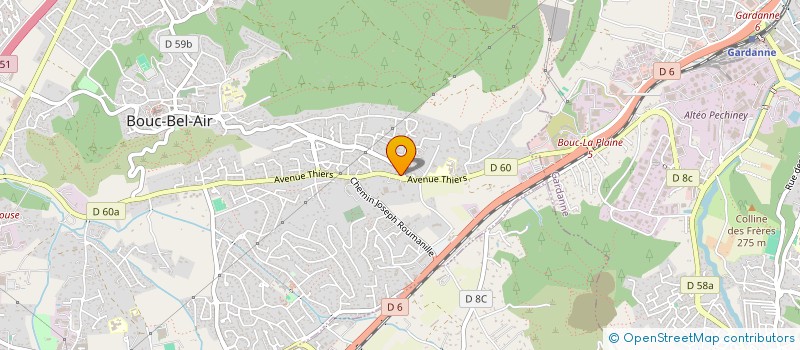 localisation de l'entreprise EUROPEENNE DE PLACEMENTS à BOUC-BEL-AIR