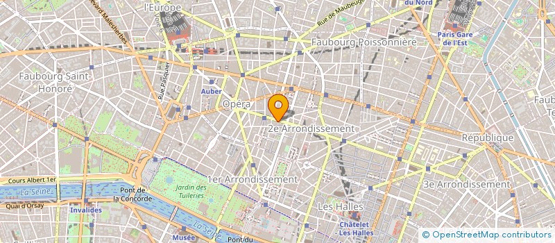 localisation de l'entreprise EUROPEENNE DE PLACEMENTS INVESTISSEMENT à PARIS