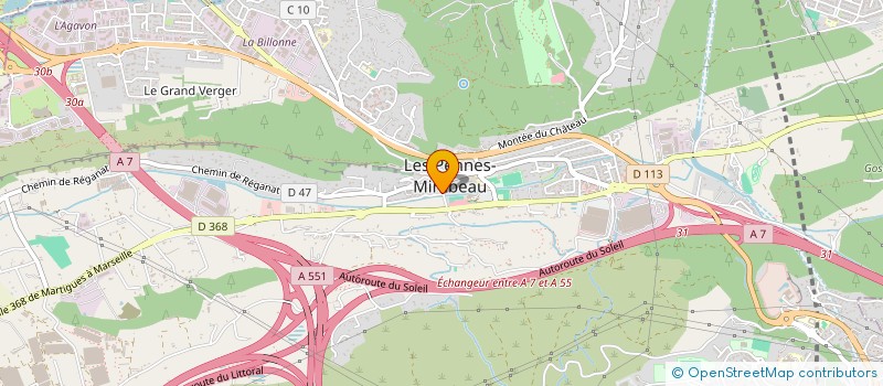 localisation de l'entreprise EUROPEENNE DE PRODUCTION DE SPECTACLE à LES PENNES-MIRABEAU