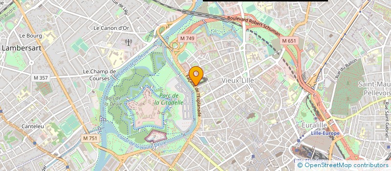 localisation de l'entreprise EUROPEENNE DE PROMOTION à LILLE