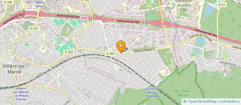 localisation de l'entreprise EUROPEENNE DE PROMOTION ET DE BATIMENT à NOISY-LE-GRAND