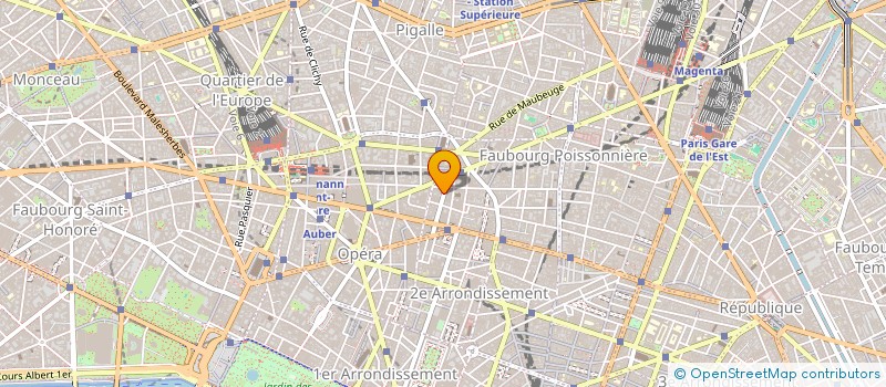 localisation de l'entreprise EUROPEENNE DE RECHERCHE ET DEVELOPPEMENT  PARIS