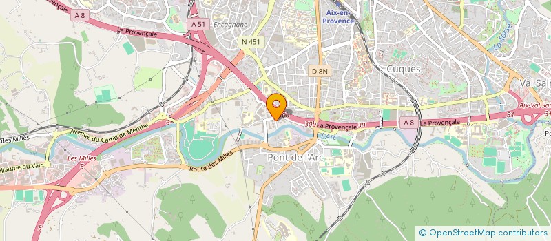 localisation de l'entreprise EUROPEENNE DE RECHERCHES ETUDES & COMMER à AIX-EN-PROVENCE