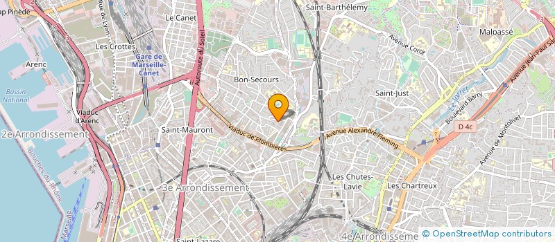 localisation de l'entreprise EUROPEENNE DE RENOVATION ET D'AGENCEMENT  MARSEILLE