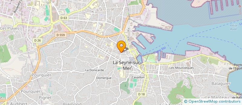 localisation de l'entreprise EUROPEENNE DE SAISIE INFORMATIQUE  LA SEYNE-SUR-MER