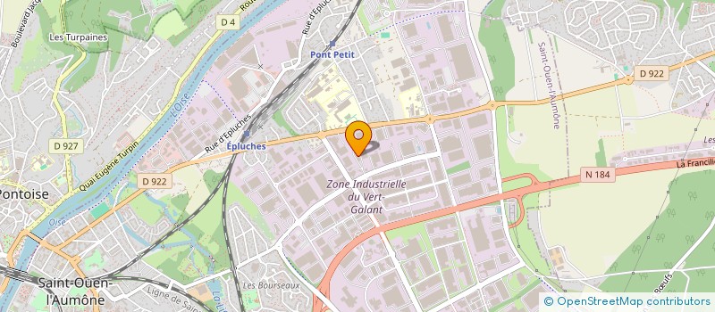 localisation de l'entreprise EUROPEENNE DE SECURITE  SAINT-OUEN-L'AUMONE