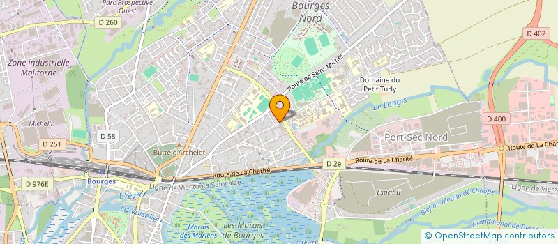 localisation de l'entreprise EUROPEENNE DE SECURITE ET DE PROTECTION à BOURGES