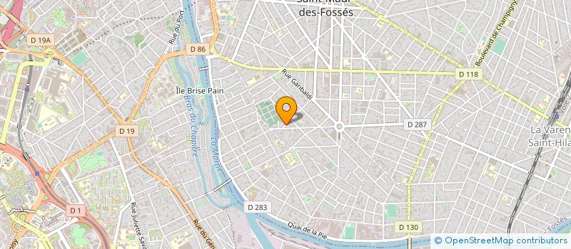 localisation de l'entreprise EUROPEENNE DE STAFF  SAINT-MAUR-DES-FOSSES