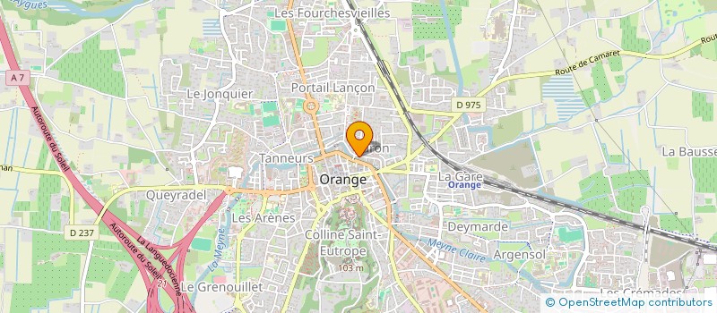 localisation de l'entreprise EUROPEENNE DE TAXIS KOROMPLI à ORANGE